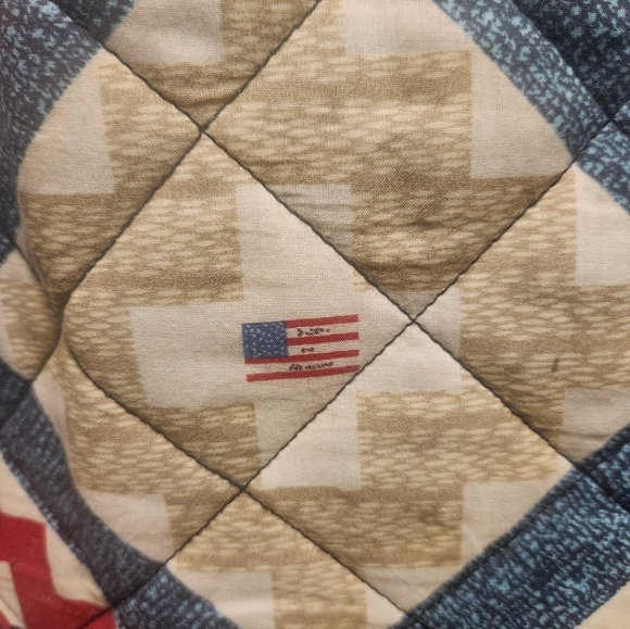 Tasha Polizzi Collection Patchwork Quilted Duster Coat, L - Picture 5 of 9